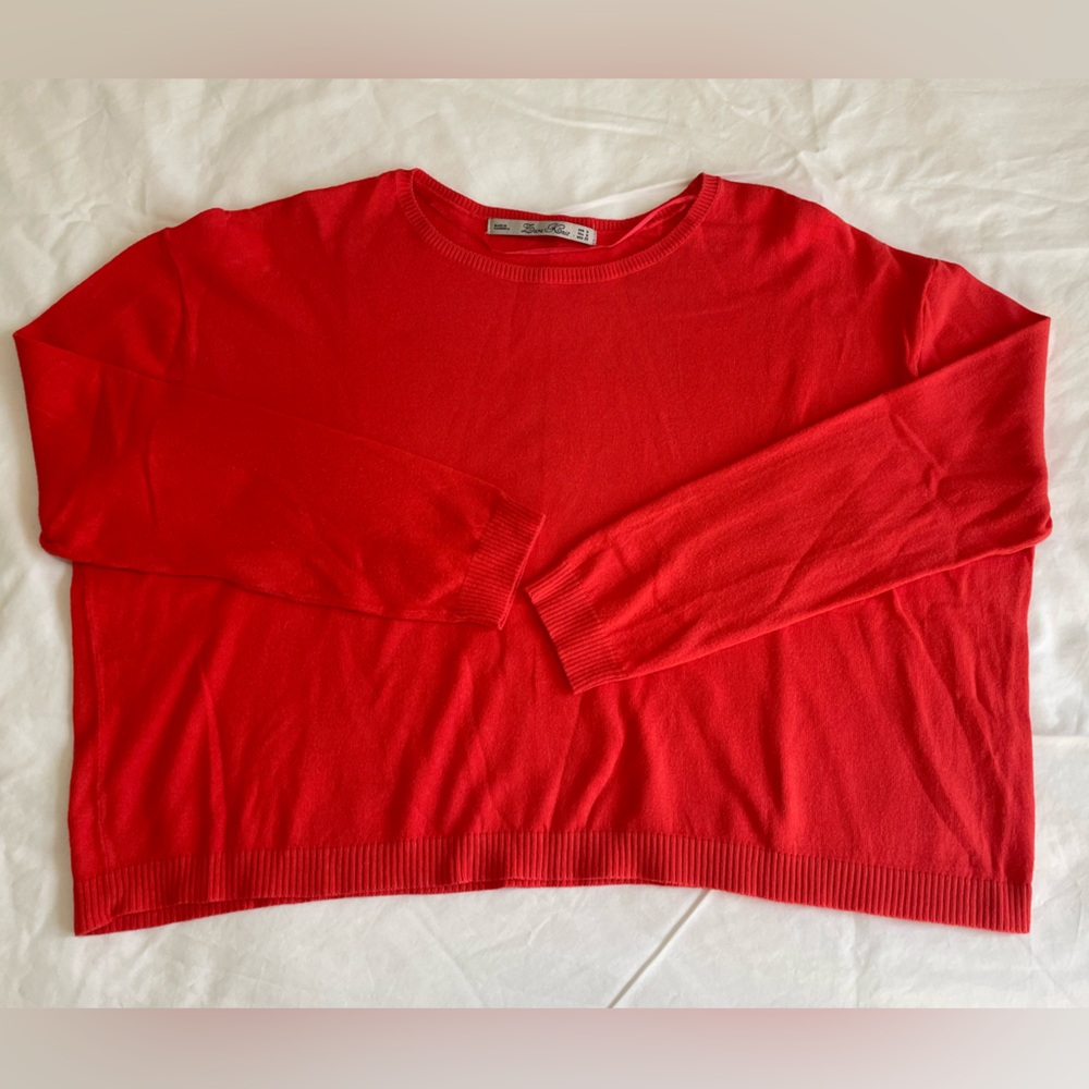 Zara Wide Red Knit